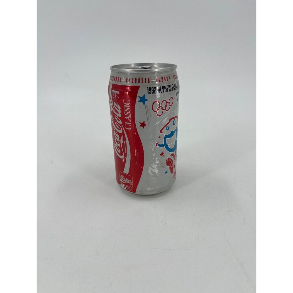 1992 Coca‎ Cola Classic can, USA; 1992 Olympic Flag Celebration